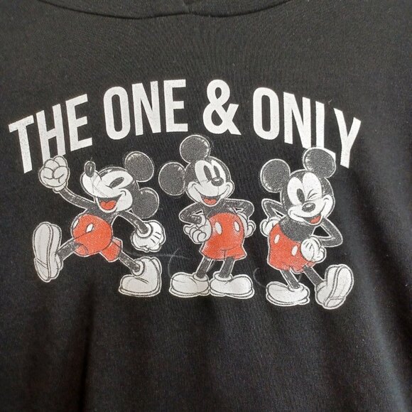 Disney Hooded Sweatshirt The One and Only Mickey Mouse Hoodie Pullover Size Lrg - Picture 3 of 9